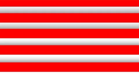 Abstract red and white horizontal stripes background inspired by Indonesian.. Stock Illustration