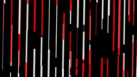 Abstract Red And White Vertical Lines Stock Illustration