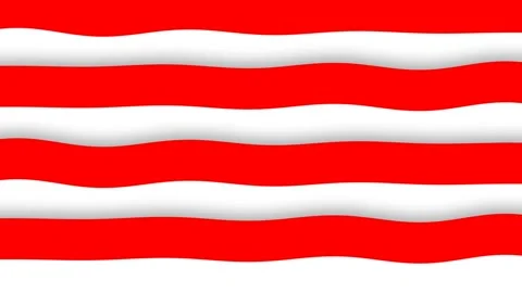Abstract Red and White Wavy Lines Loop for Indonesian National Day Celebratio Stock Footage 340811030