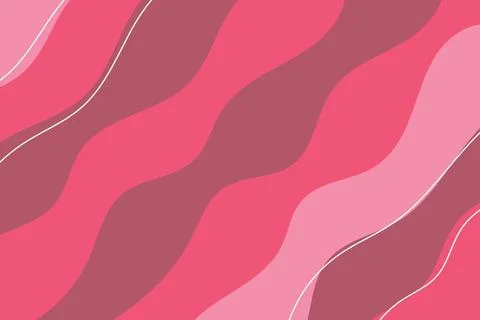 Abstract Red and White Wavy Lines Banner Background illustration. Stock Illustration
