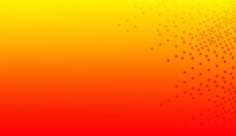 Abstract red and yellow background with dotted halftone pattern for design Stock Illustration