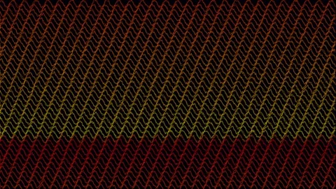 Abstract Red and Yellow Glitch Wave Pattern Stock Footage 340987391