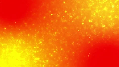 Abstract Red and Yellow Gradient Background with Floating Particles Stock Footage 331049605