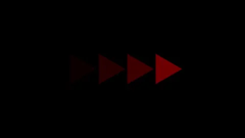 Abstract red arrows moving forward motion. 動画素材 331897551