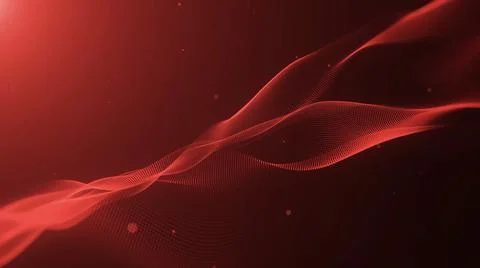 Abstract Red Background. Beautiful Waving Lines Soft Background illustrator. Stock Illustration