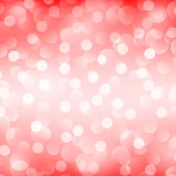 Abstract red background with bokeh. Vector illustration Stock Illustration