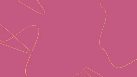 Abstract red background with chaotically moving thin lines. Looping motion Stock Footage 281727157