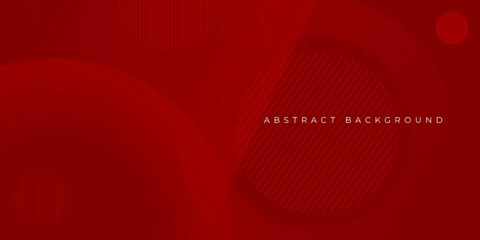 Abstract red background. Circle shapes composition Space. suitable for back.. Stock-Illustration