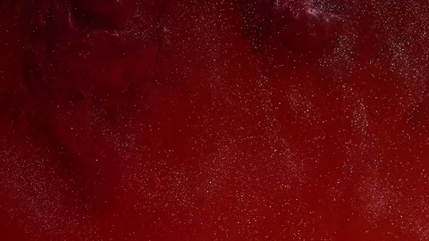 Abstract Red Background Clouds of Silver Glitter Stock Footage 72631817