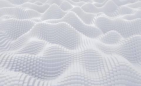 Abstract red background with cubes pattern. Stock Illustration