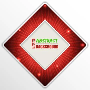 Abstract red  background design with text Stock Illustration