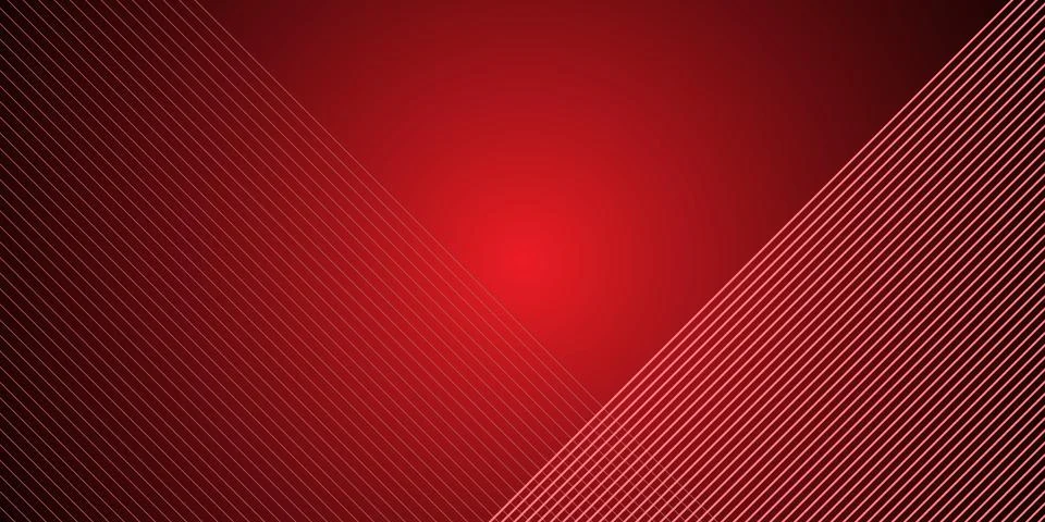 Abstract red background with diagonal lines. Modern dark red abstract vector  Illustrazione stock