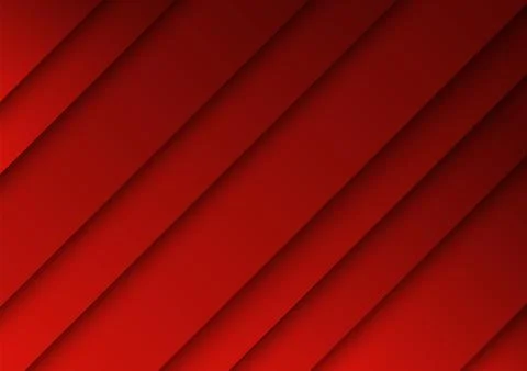 Abstract Red Background with Diagonal Stripes and Subtle Shadows for Modern.. Stock Illustration