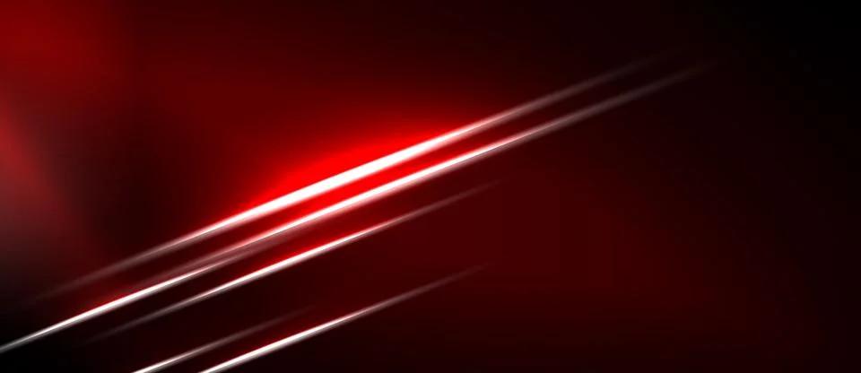 Abstract red background features diagonal lines, bright streaks. Minimalist Stockillustratie