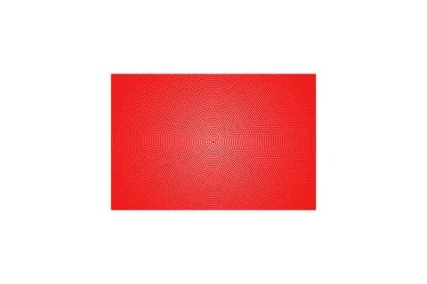 Abstract red background featuring a geometric pattern of radiating white do.. Stock Illustration