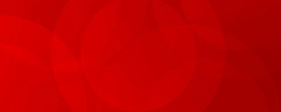 Abstract red background featuring layered translucent circles and overlapping Stock Illustration