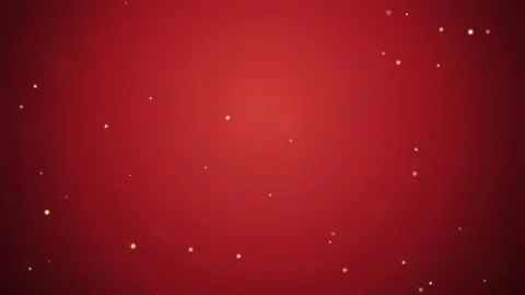 Abstract red background with floating golden particles and shimmering light Video stock 345429812