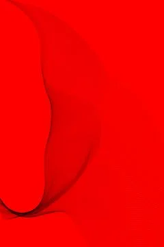Abstract red background with flowing dark lines and geometric wave pattern. 스톡 일러스트