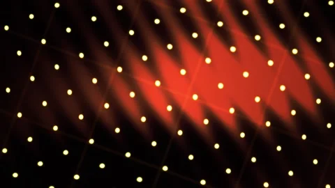 Abstract Red Background with Glowing White Dots and Dramatic Shadows. Stock Footage 334510420