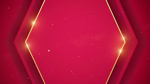 Abstract Red background, with Golden line background motion graphics animation Stock-Footage 341737749