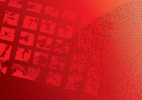 Abstract red background. Illustrazione stock