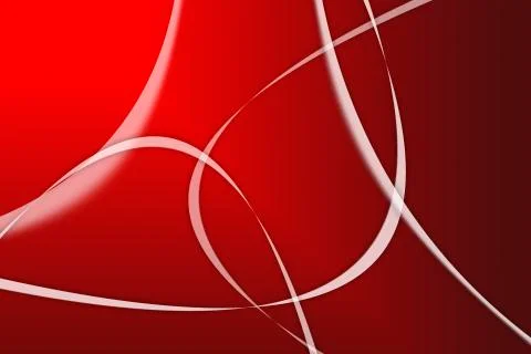 Abstract red background illustration with white stripes Stock Illustration