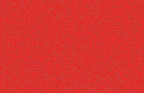 Abstract red background, with interconnected grey, polygonal mesh network Stock Illustration