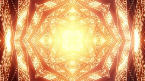 Abstract red background of kaleidoscope effect. Stock Footage 82473383