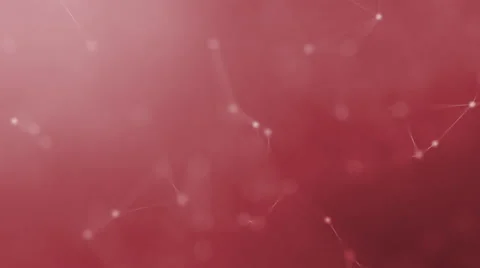 Abstract red background with light lines and dots Stock Footage 66874371