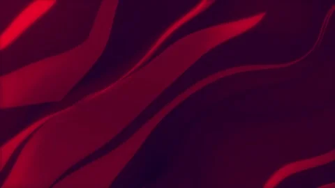 Abstract red background, movement of waves and stripes Stock Footage 268706542