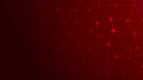 Abstract Red Background with Network Internet Connections. Data Breach, Mal.. Illustrazione stock