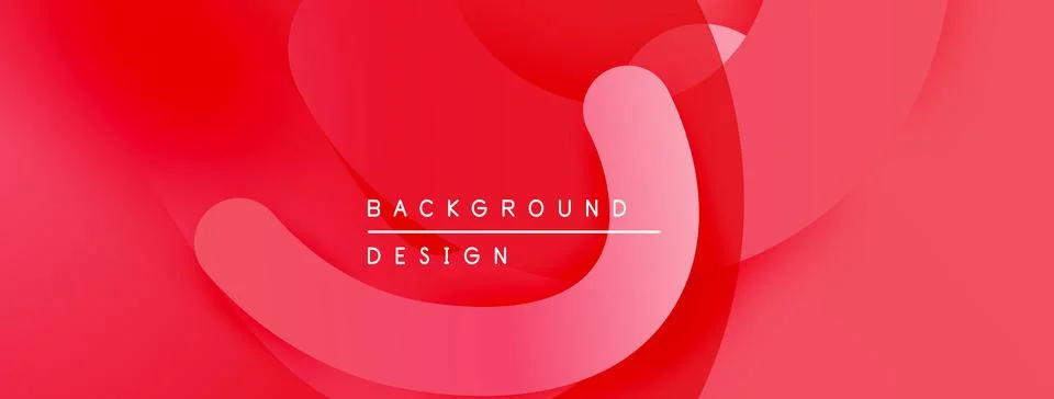 Abstract red background. Overlapping shapes create dynamic visual effect. Modern イラスト素材
