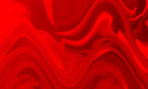 Abstract red background with painted waves and swirl effect Stock Illustration