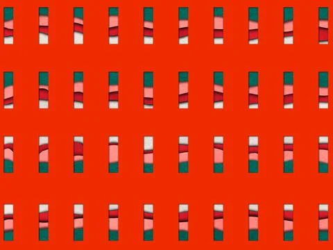 An abstract red background with a paper like design Stock Illustration