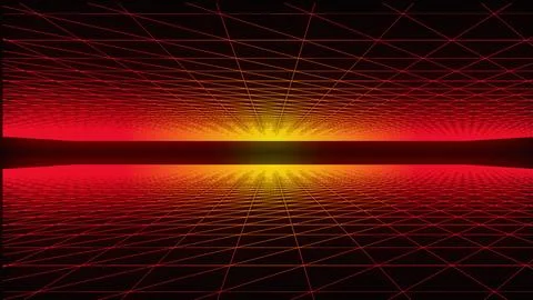 Abstract red background with rays. abstract background with lines. Stock Illustration