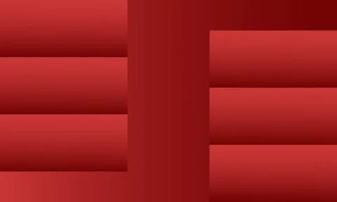 Abstract red background with side object shape Illustrazione stock