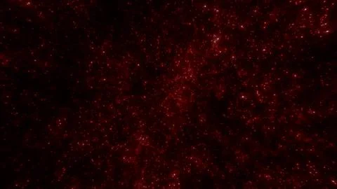 Abstract red background of small round bokeh particles, beautiful holiday sno イラスト素材