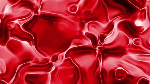 Abstract red background with smooth, plastic effect, flowing lines suitable for Stock Footage 280087368