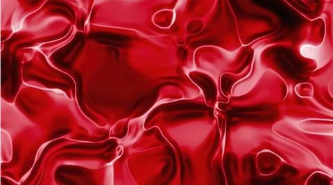 Abstract red background with smooth, plastic effect, flowing lines suitable.. Stock Photos