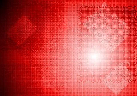 Abstract red background with square and circle texture. Eps 10 vector Abst... Stock Photos