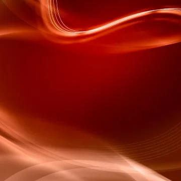 Abstract red background with waves Stock Illustration