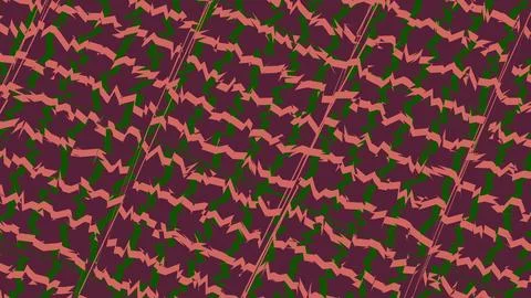Abstract red background with wavy geometric line pattern Stock Illustration