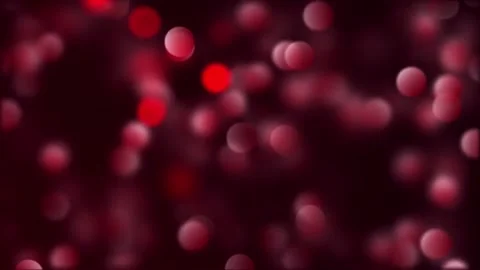 Abstract Red Balls Are Moving Stock Footage 202890909