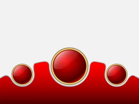 Abstract red balls Stock Illustration