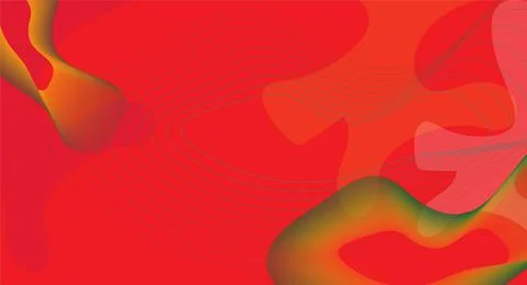 Abstract Red Basics With Stripes For Concept Design modern banner. Stock-Illustration