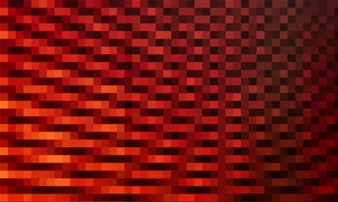 Abstract red-black background of waves. Gradient lines fire texture. Vivid red Stock Illustration