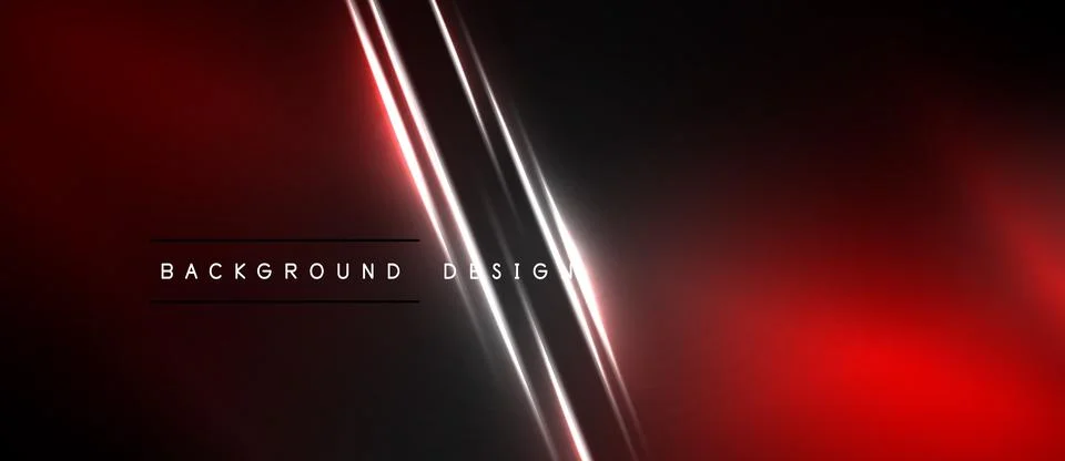 Abstract red, black design. Diagonal lines create dynamic visual effect. Mo.. Illustrazione stock