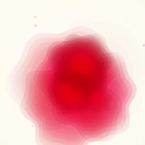 Abstract Red Blob Soft Focus Organic Shape Flowing Gradient Background Stock Footage 346284209