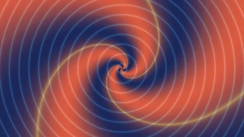 Abstract Red Blue Spiral Light Seamless Loop Stock Footage 340593031