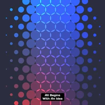 Abstract red blue vector design round elements for graphic layout 스톡 일러스트